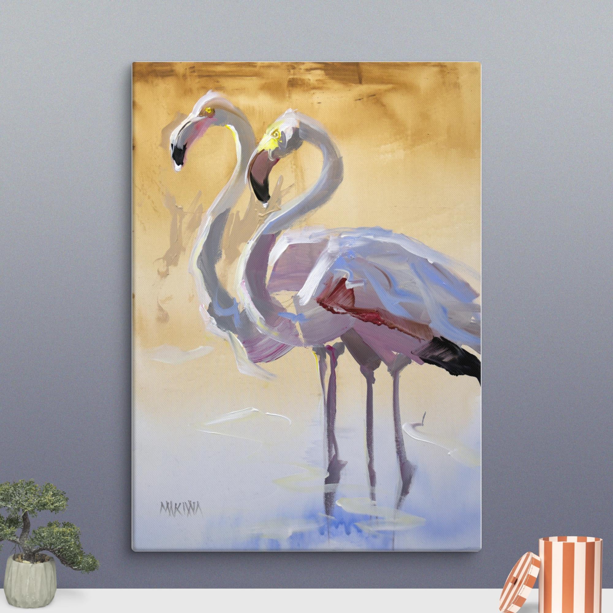 Flamingo Dawn 1  70x50cm