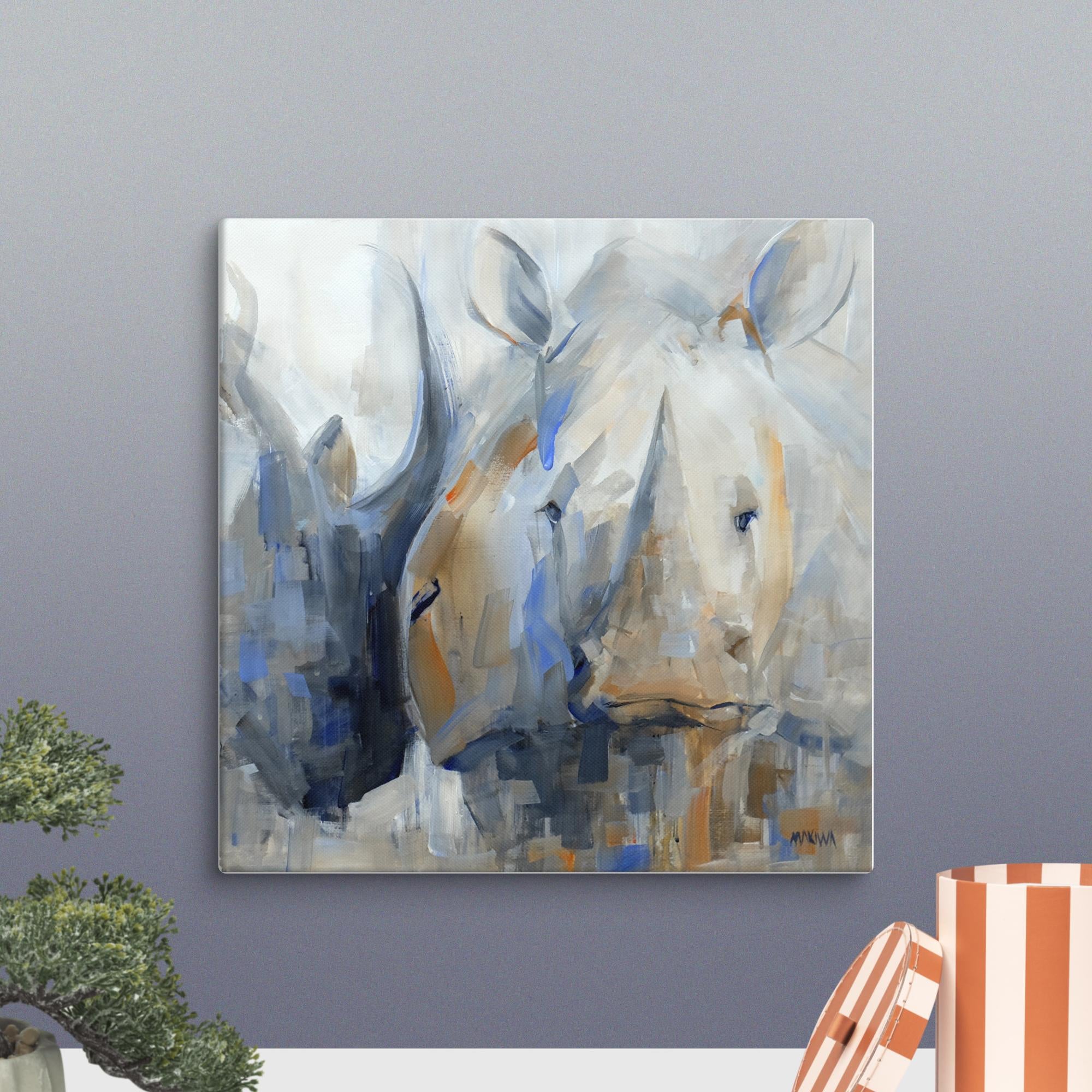 Rhino Moment 60x60cm