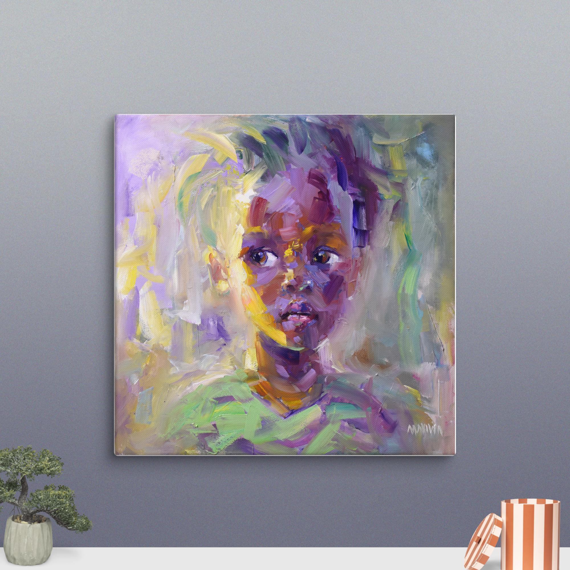 Portrait of a Child 60x60cm