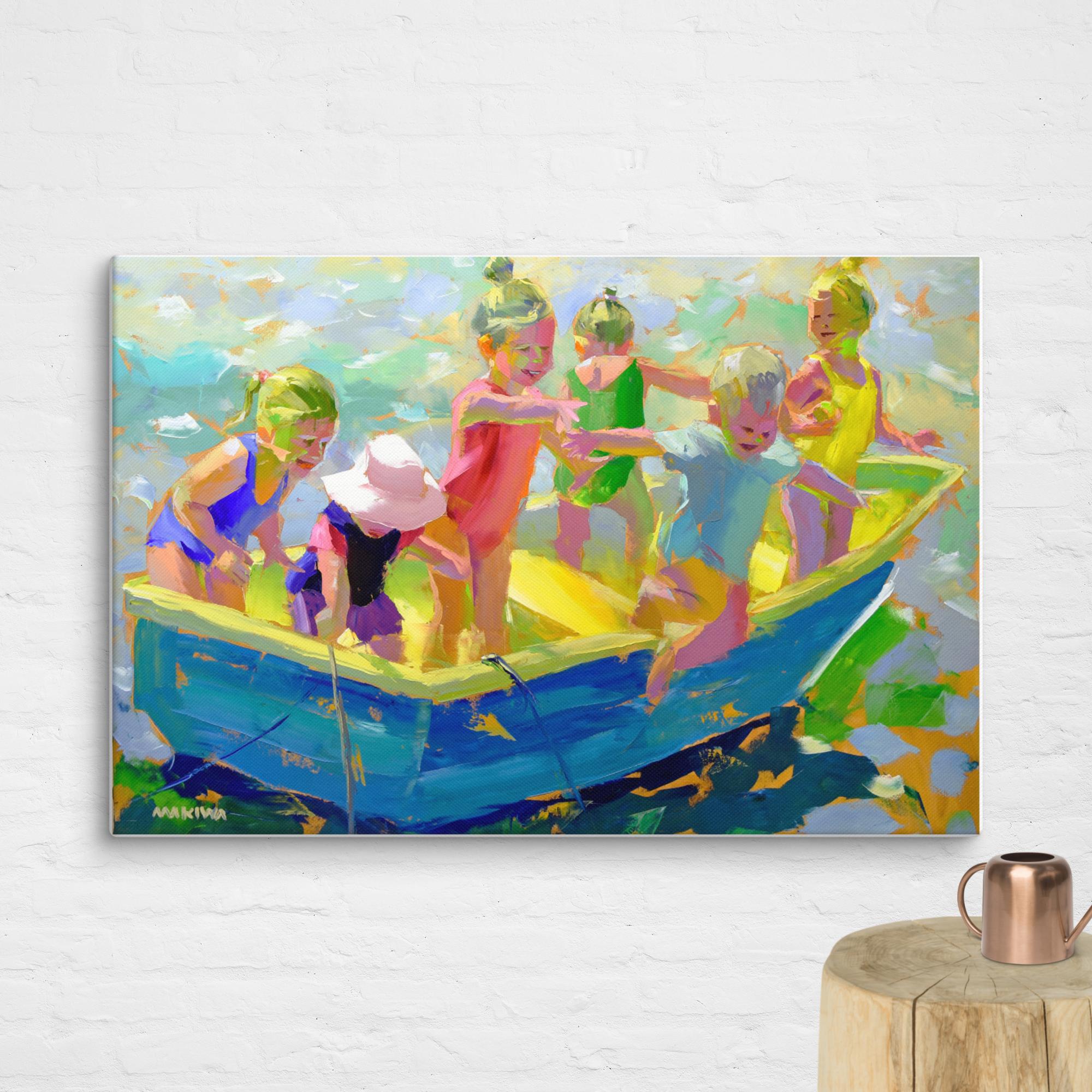 The Small Fishing Boat 80x120cm